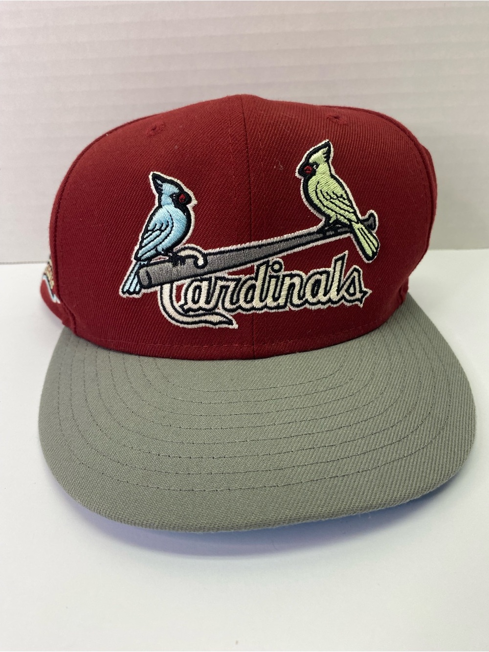 New Era Cardinals Red Crown with Gray Brim Snapback